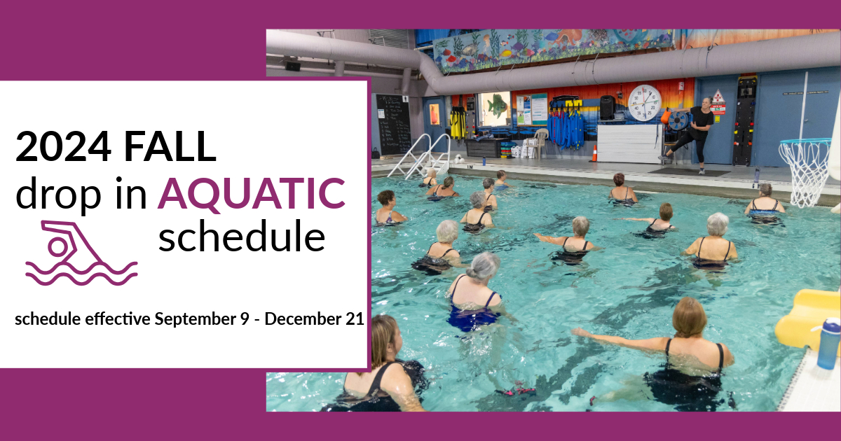 2024 Fall Aquatic Schedule