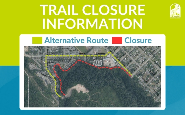 Mackie Dam Removal Holland Creek Trail Closure Map